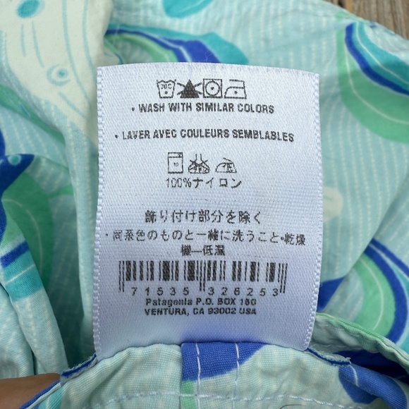 Patagonia Water Girl Board Shorts Hibiscus Floral Print Size 6 - Picture 4 of 4